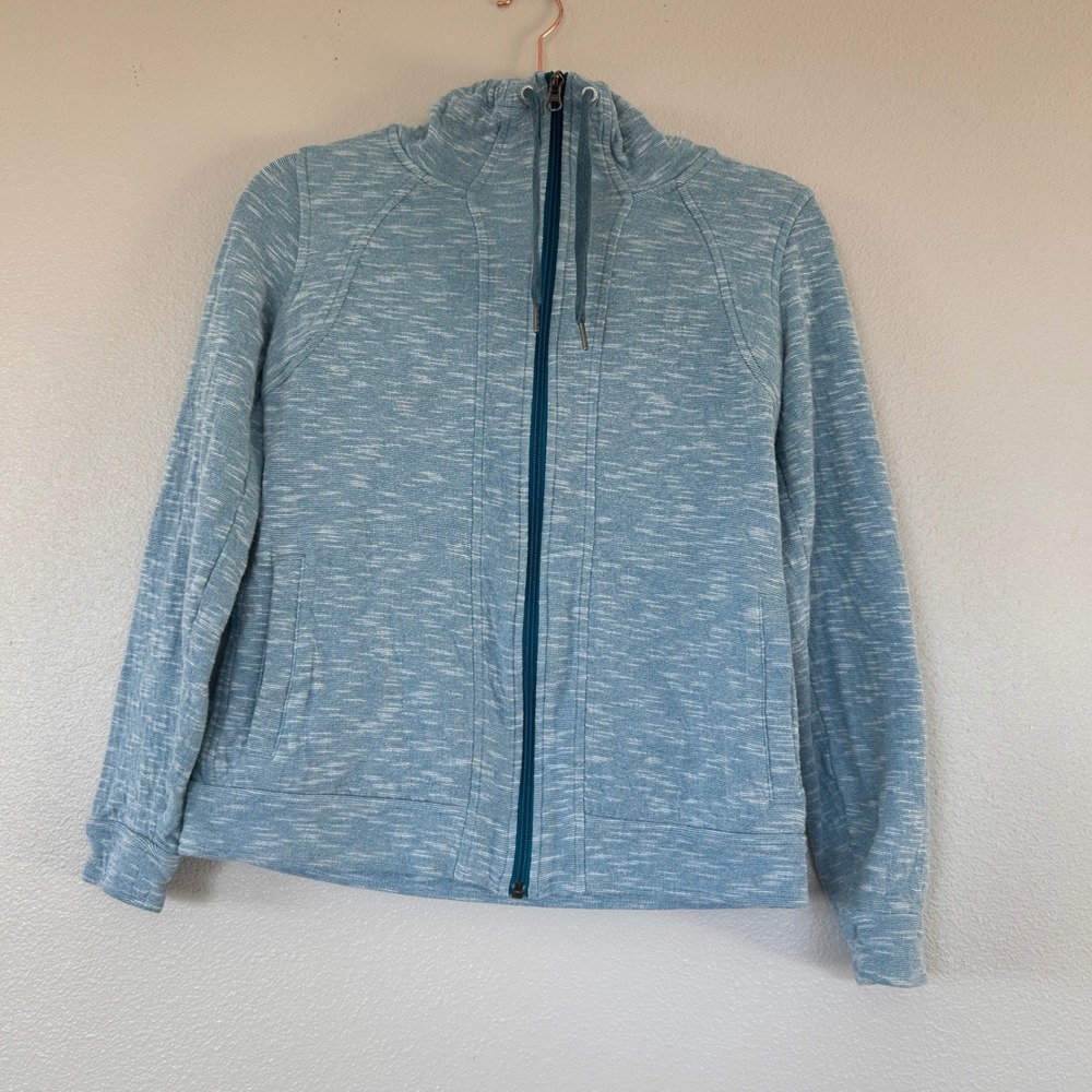 REI‎ Co-op Soft Blue Heathered Full Zip Jacket Women's Size S
